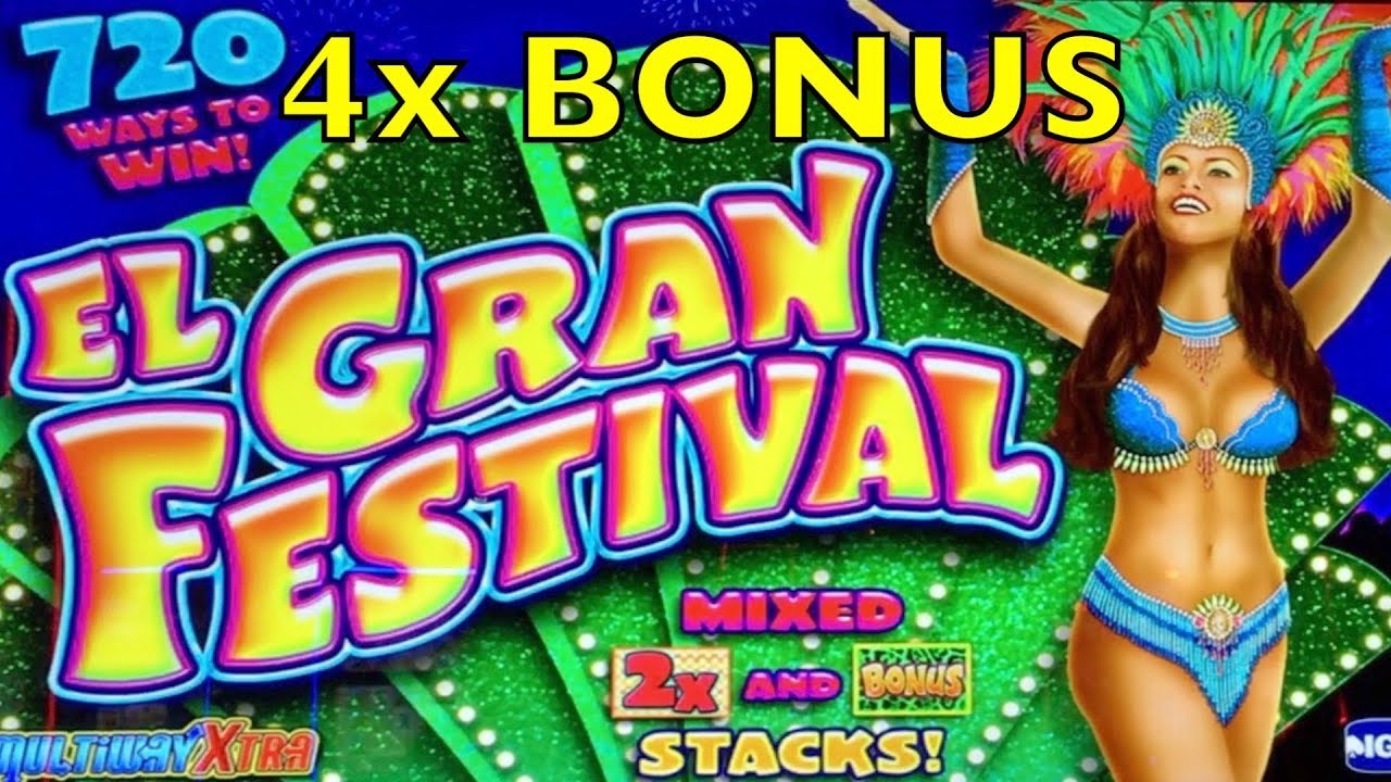 Holland Casino - EL GRAN FESTIVAL Slot Machine - Live Play - 4x Bonus With Wins