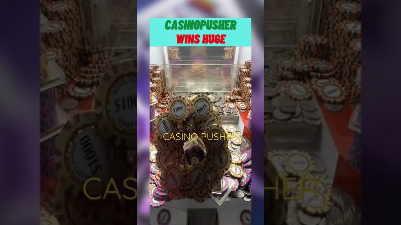 Casino Pusher wins huge on this machine!! #casino #shorts #bigwin