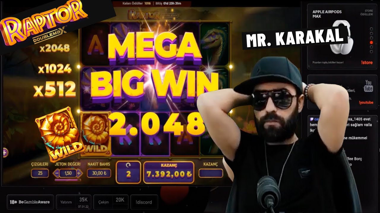 RAPTOR MEGA BIG WIN! ? | #casino #slot #pragmatic #raptor