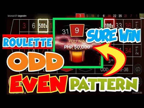 SURE WIN PATTERN SA ROULETTE | 747 CASINO | ODD-EVEN