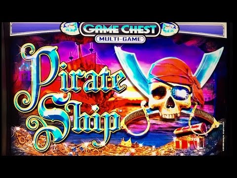 Holland Casino PIRATE SHIP Slot Machine - Bonus & Line Hit - Good Win (s) - Live Play