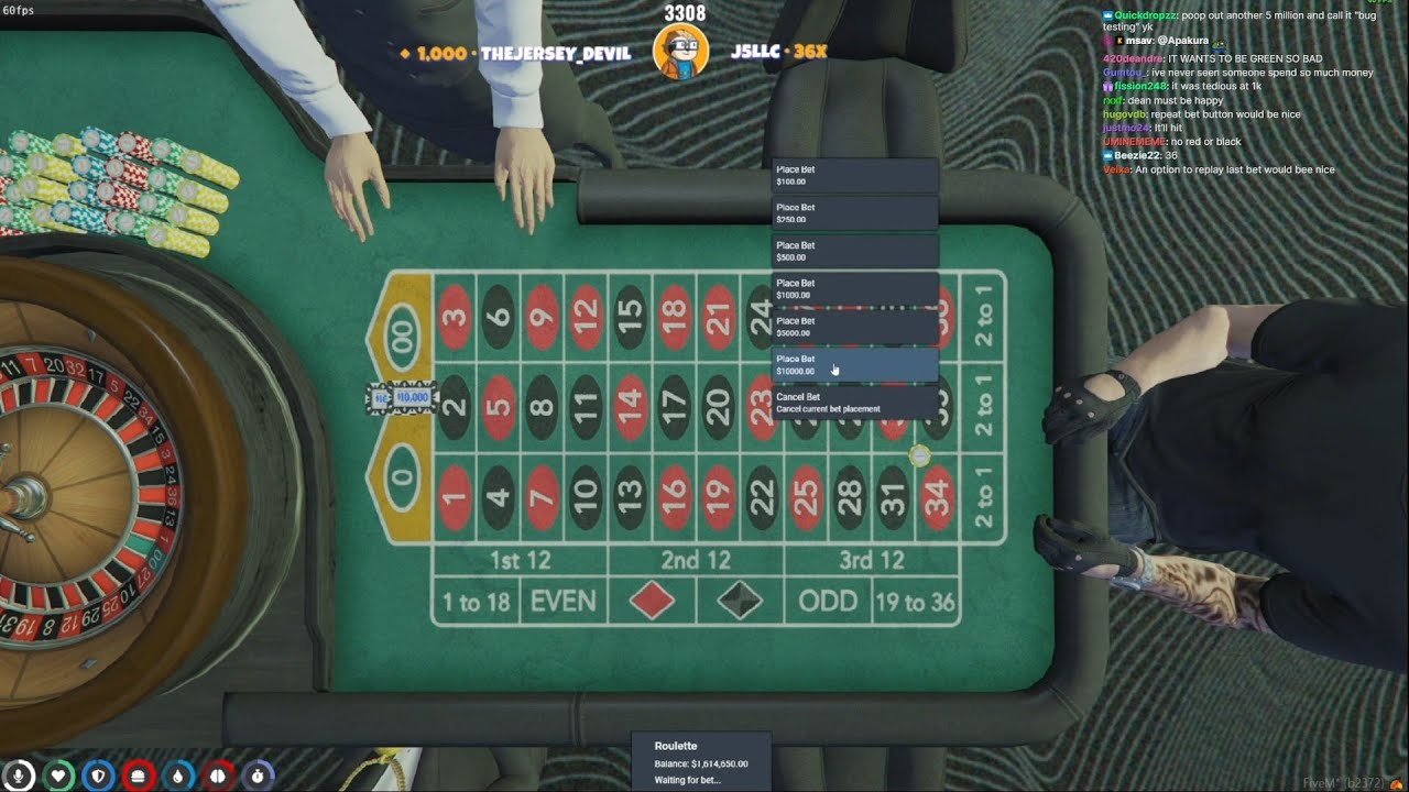 Francis Wins 5 Million on 0's at Casino Roulette | Nopixel 3.0
