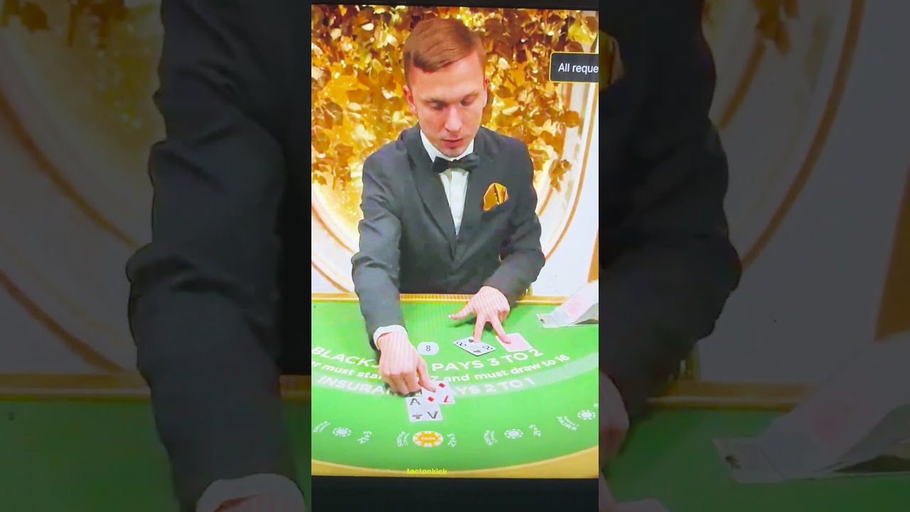 HUGE BLACKJACK WIN! #shorts #tact #stake #casino #roulette #blackjack #onlinecasino