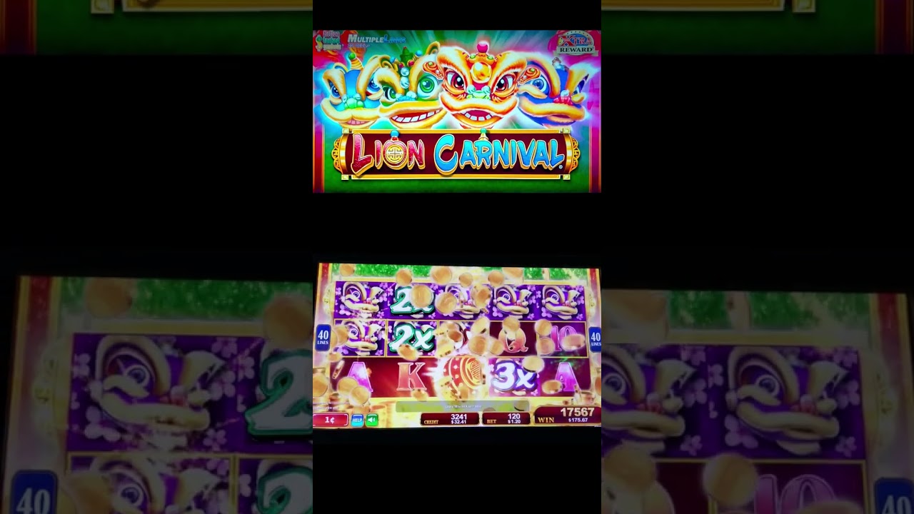 HUGE SURPRISING WIN on LION CARNIVAL SLOT MACHINE #SHORT #casino #slots #pechanga #gambling