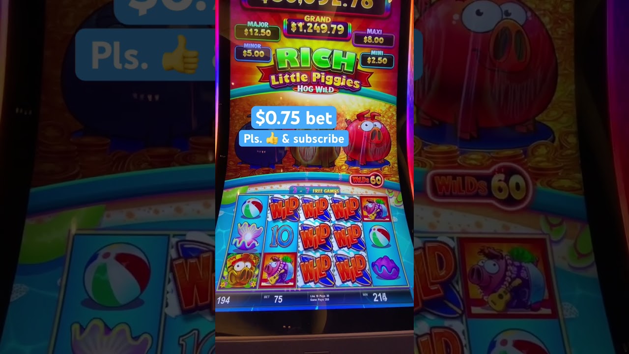 Holy moly win on Rich Little ? Piggies Hog Wilds #casino #slotmachine #gambling #casinoarizona