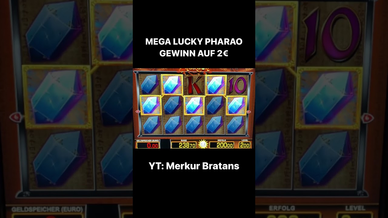 JACKPOT AUF 2€ ? LUCKY PHARAO MEGA WIN ? Merkur Magie Casino Spielhalle Spielothek Slots Novoline