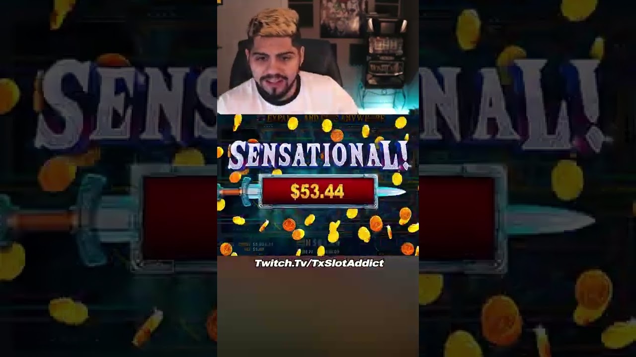 MASSIVE WIN ON BOOK OF VIKINGS! ⚔️?️ ( 1ST SPIN) #shorts #casino #bookofvikings