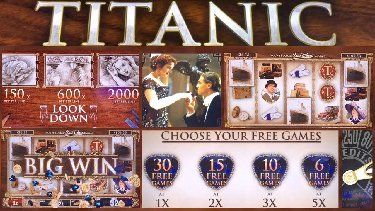 Holland Casino + For Diana + TITANIC Slot Machine + Features & Bonus with Wins