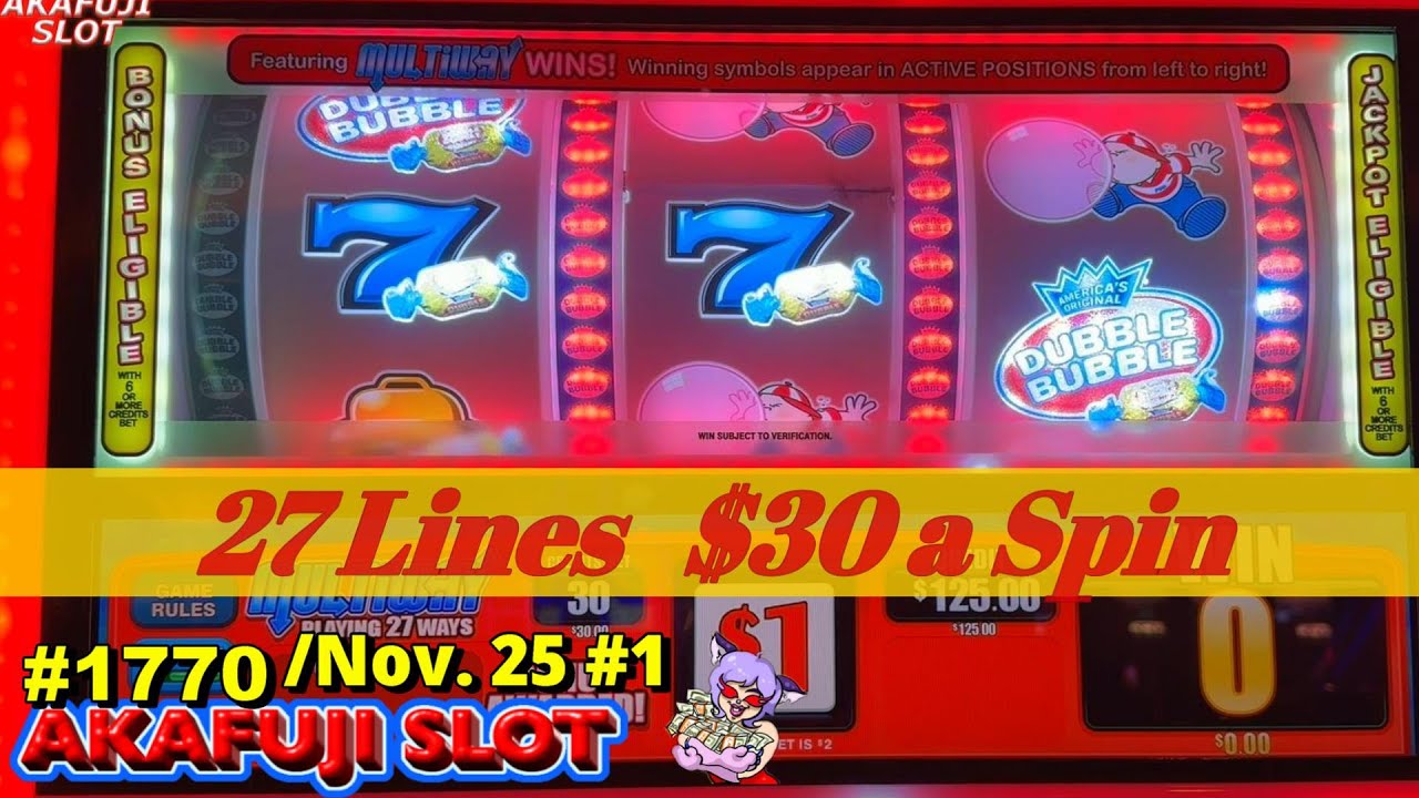 Big Win? Love Pechanga Casino - Dubble Bubble Slot Machine 赤富士