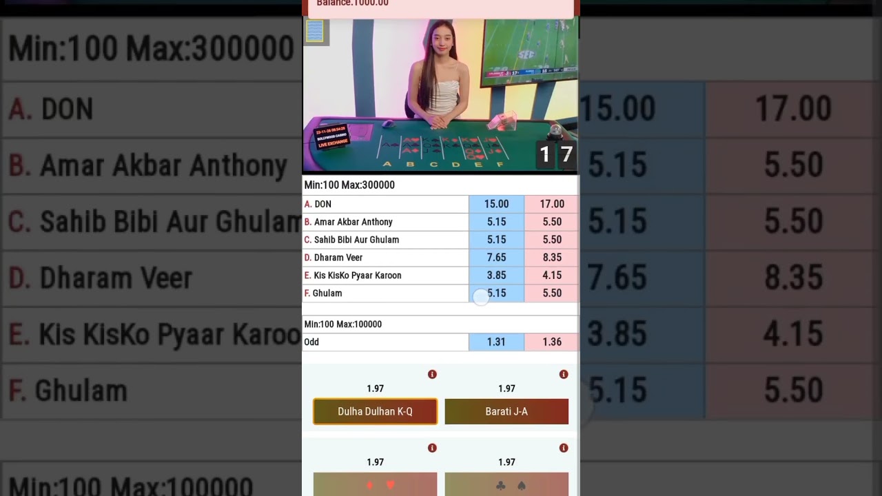 Bollywood casino play and win amazing gifts only on BB247