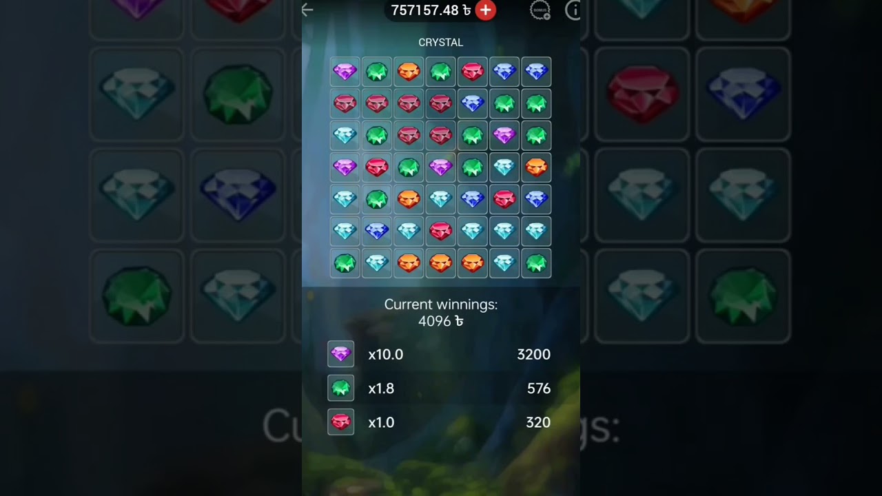 Crystal big win ? #crystal #crystal_game #youtubeshorts #1xbet #games #crystal #casino #sportsgam