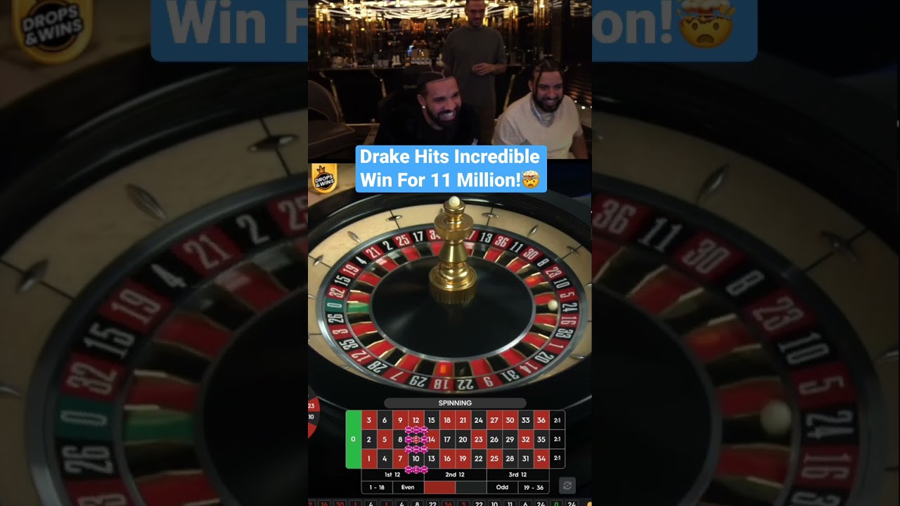 Drake Hits Incredible Win For 11 Million On Roulette! #drake #roulette #casino #bigwin #maxwin