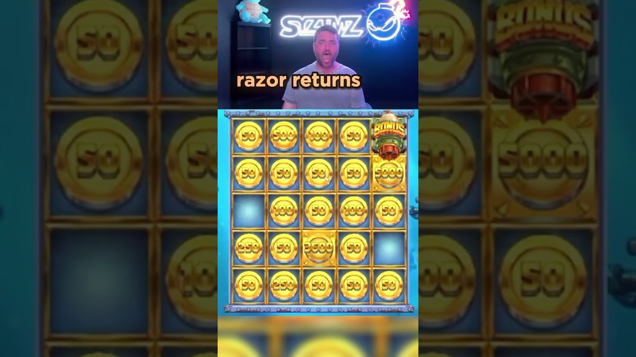 INSANE $20,000 WIN ON RAZOR RETURNS #casino #slots