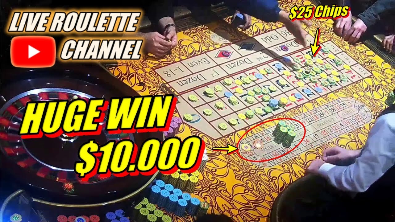 ? LIVE ROULETTE | ? HUGE WIN ?10.000 In Las Vegas Casino ? $25 Chips Inside Session ✅ 2023-12-15