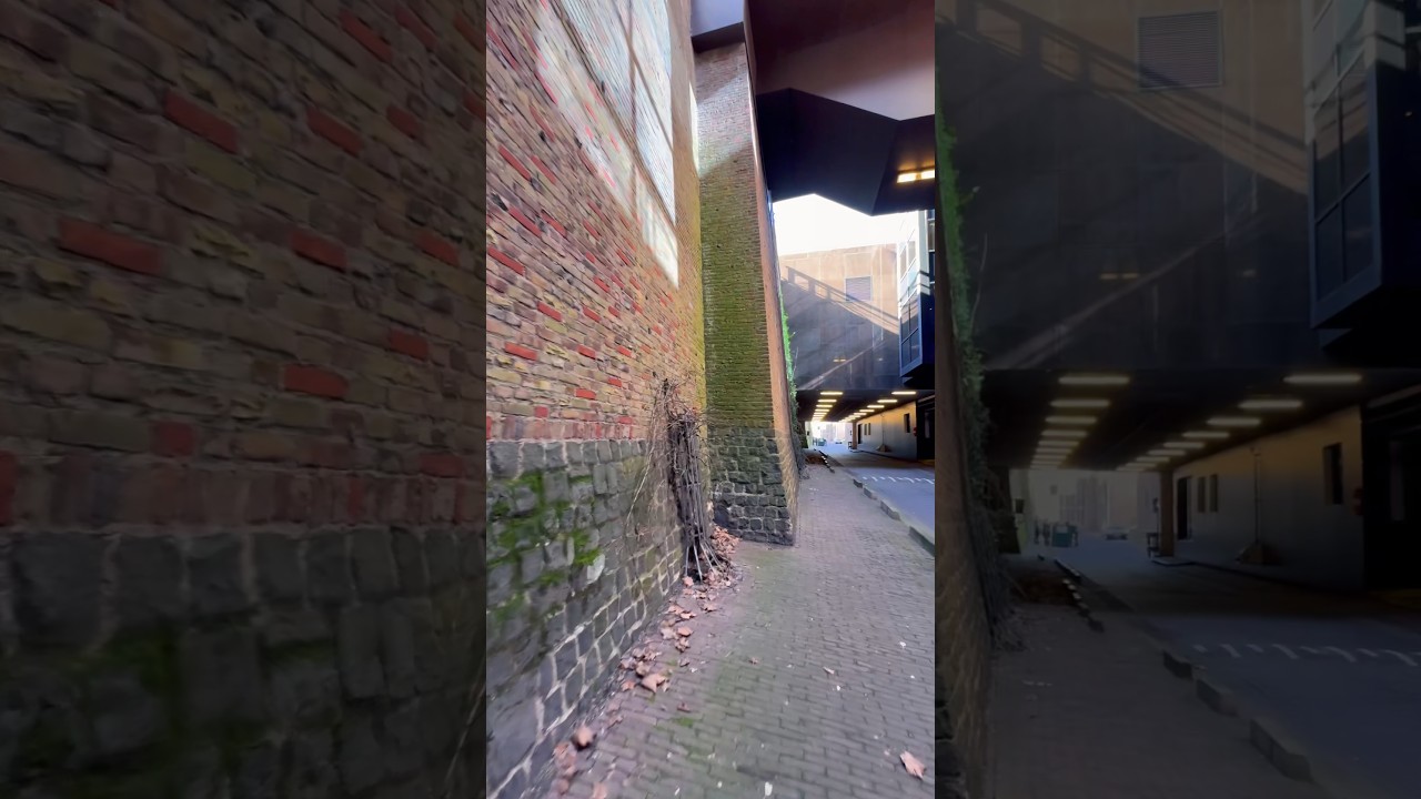 Ancient defense wall under the casino #nijmegen #netherlands